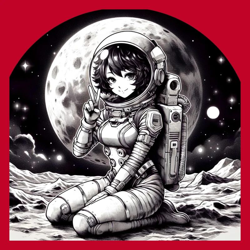 Manga Astronaut Mädchen