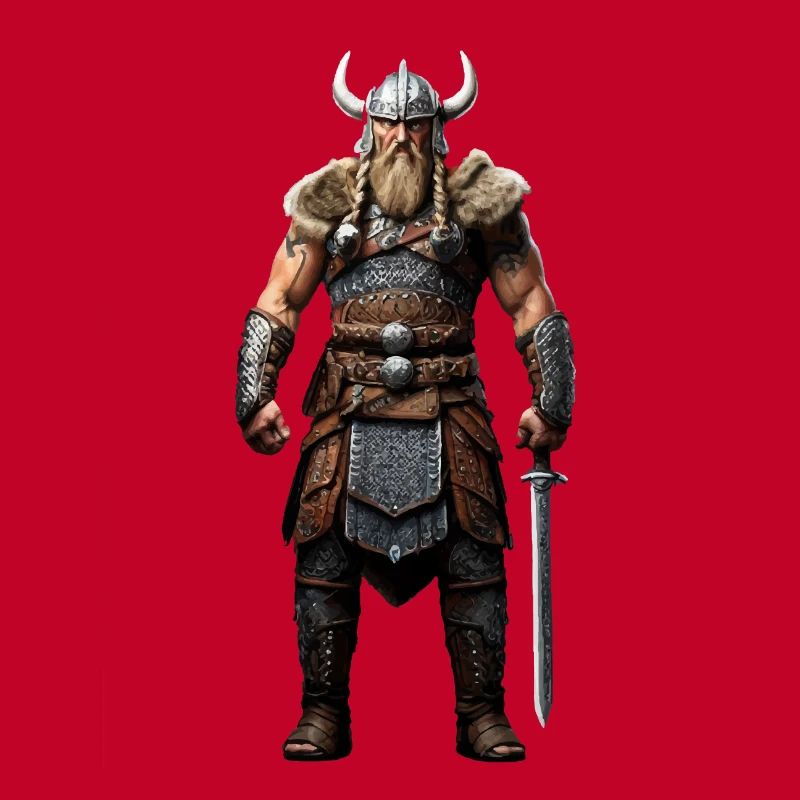Wikinger Krieger Walhalla