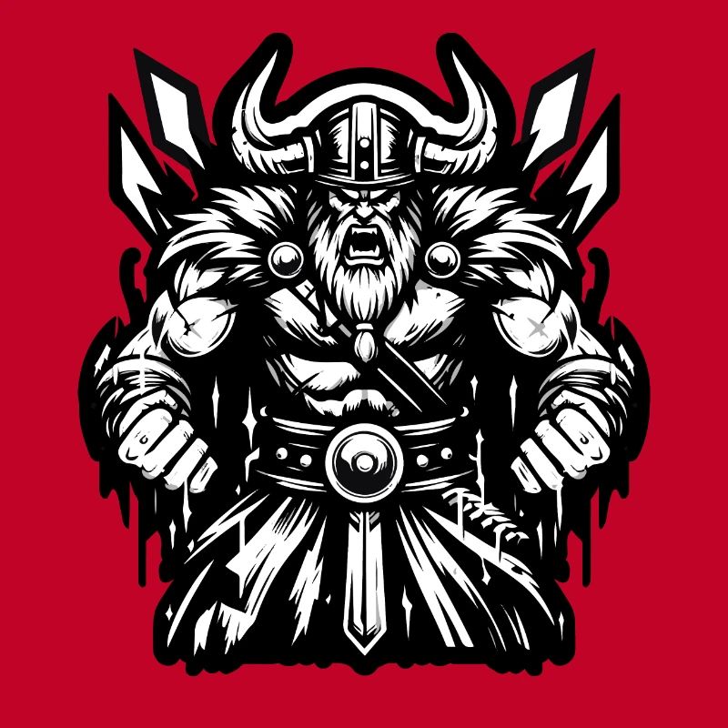 Mächtiger Wikingerkrieger Version 2