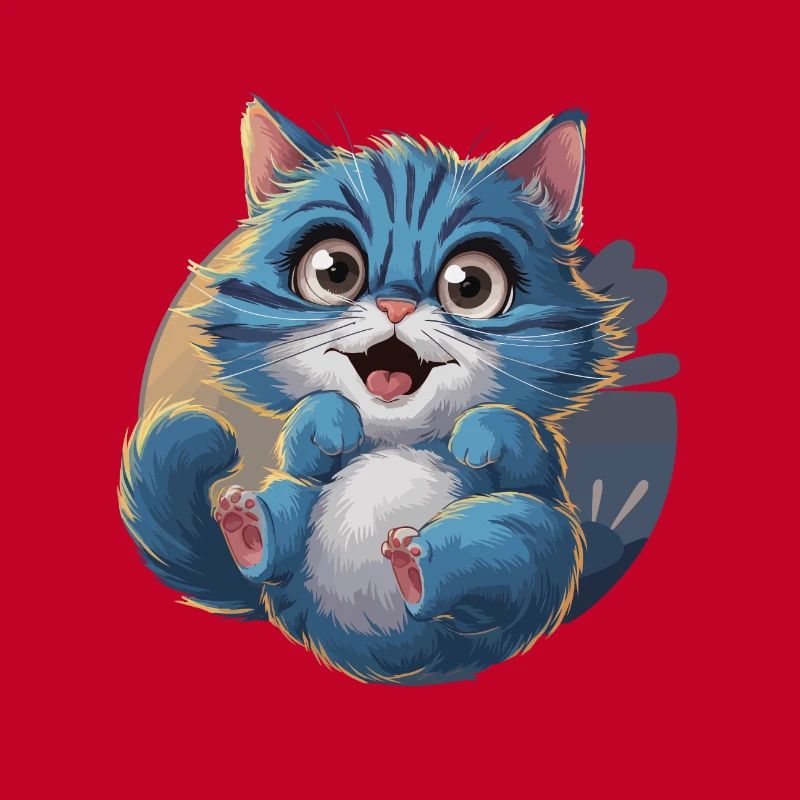 Chat bleu