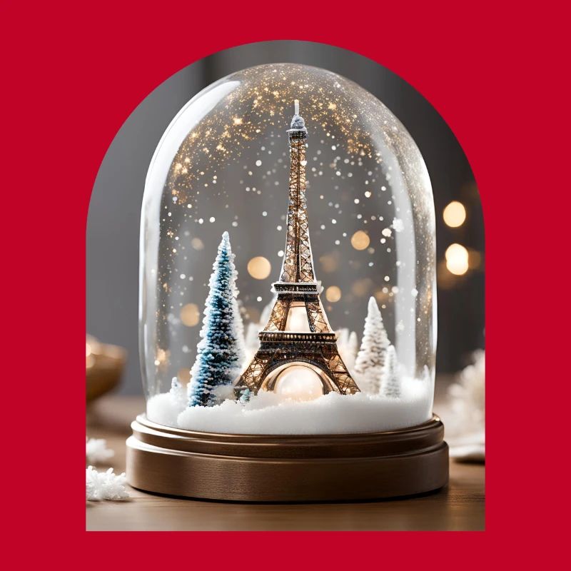 La tour Eiffel dans une boule à neige