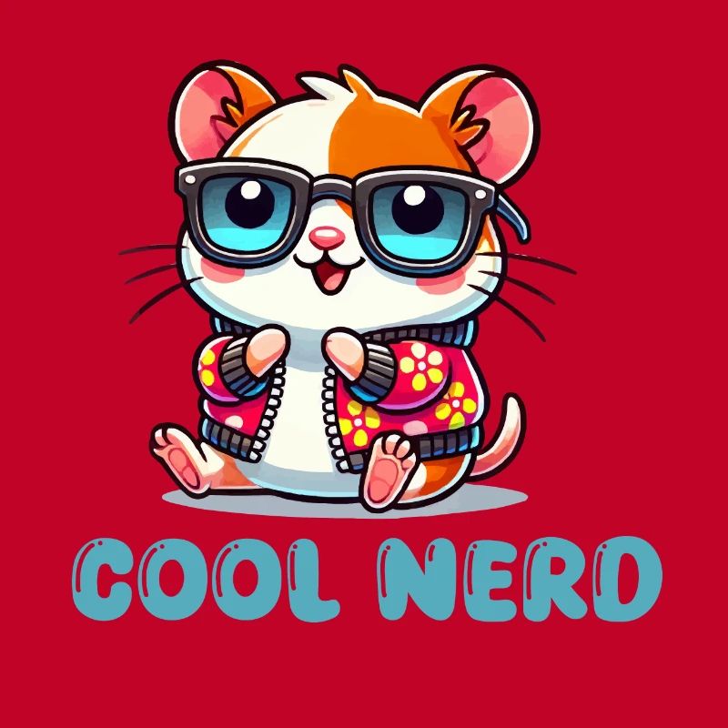 hamster comic cool nerd