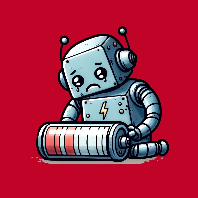 Robot Weak Battery Robo-Problems