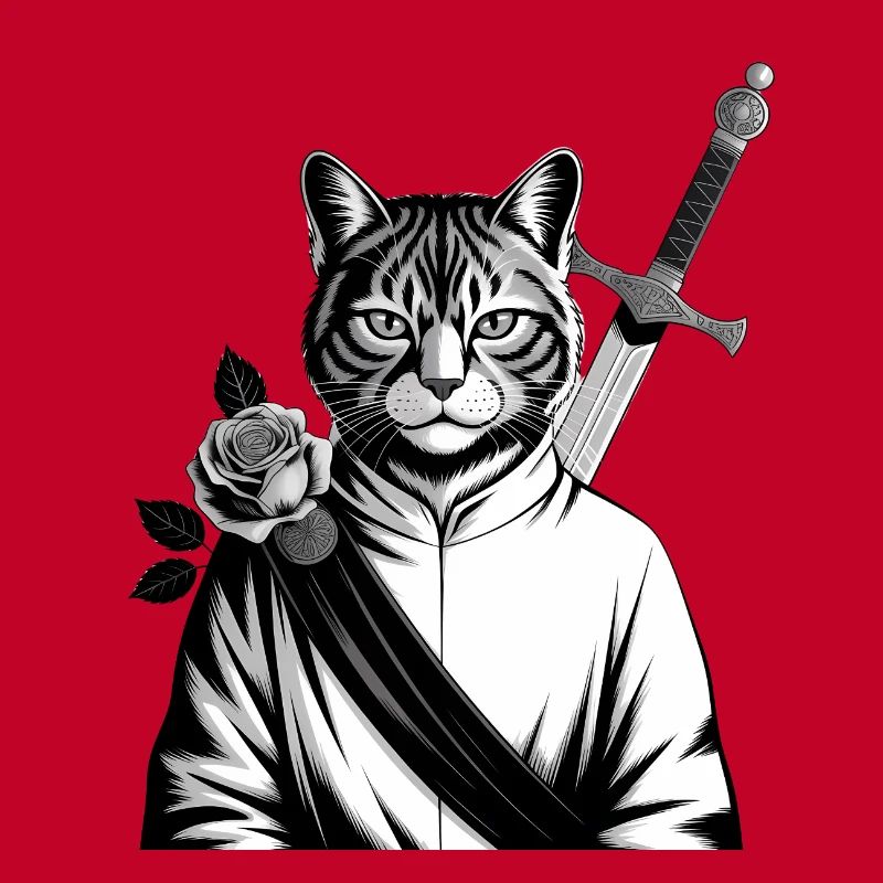 Le chat samourai, le chat Bushido
