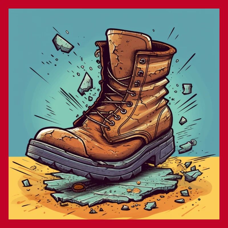 Broken boots