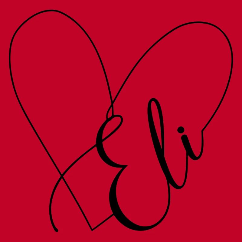 Eli Name Heart Line