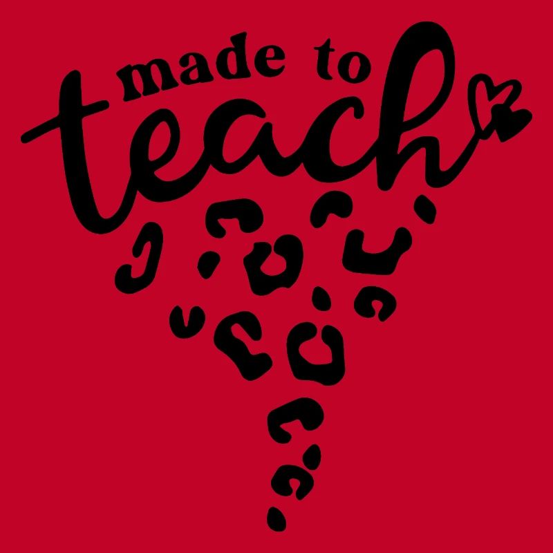 Gemacht, um Lehrer mit Leopardenmuster zu unterrichten