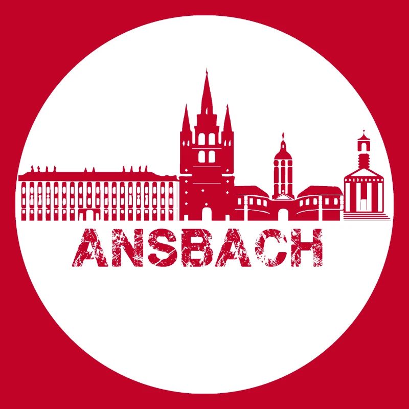 ansbach,skyline,white,circle