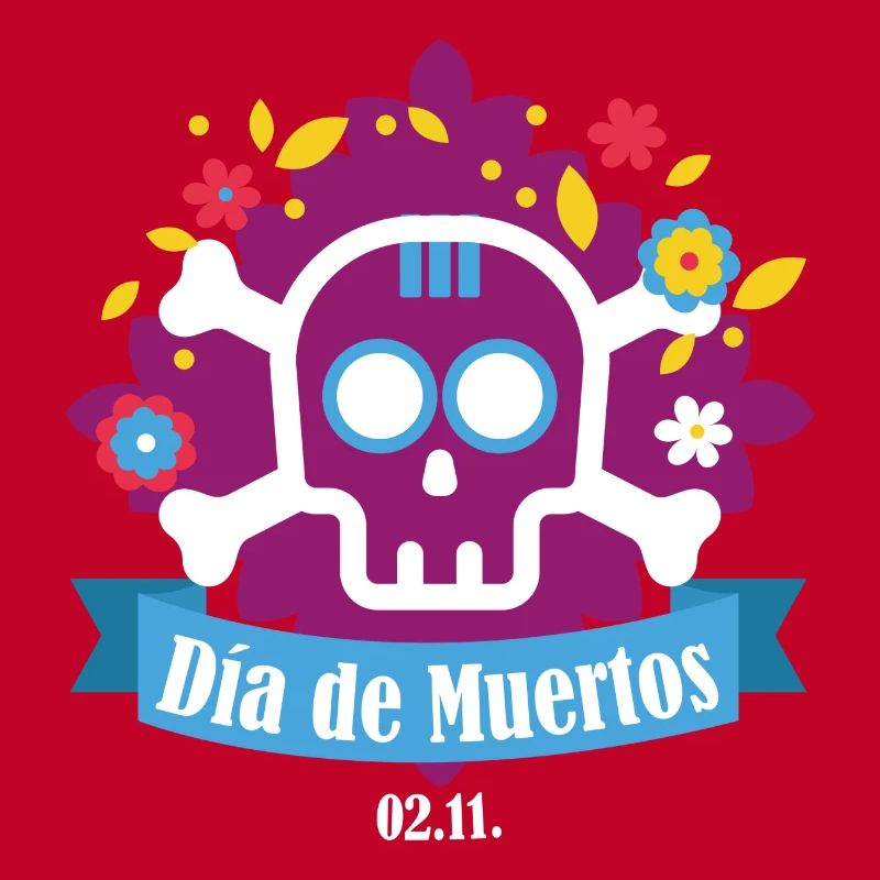 dia de muertos violet