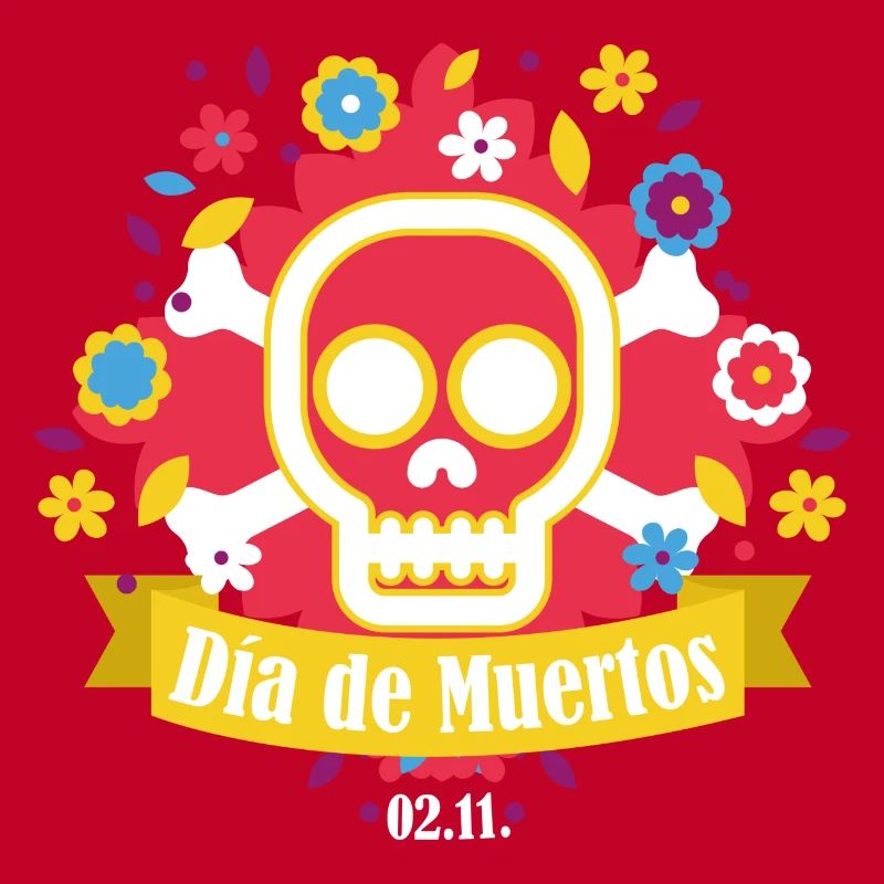 dia de muertos red