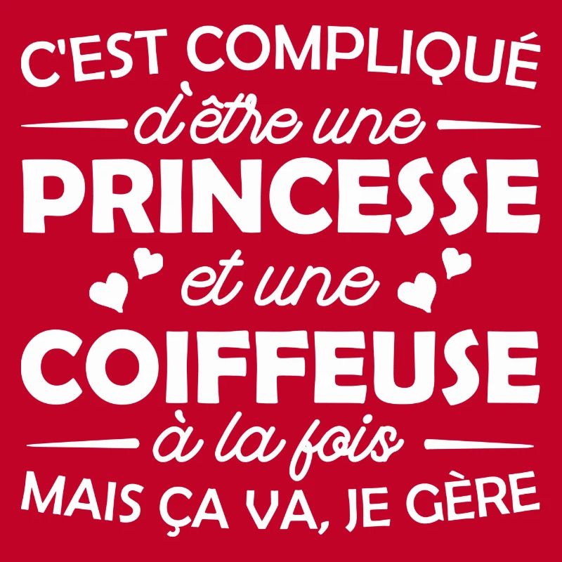 princesse et coiffeuse / humour coiffeuse