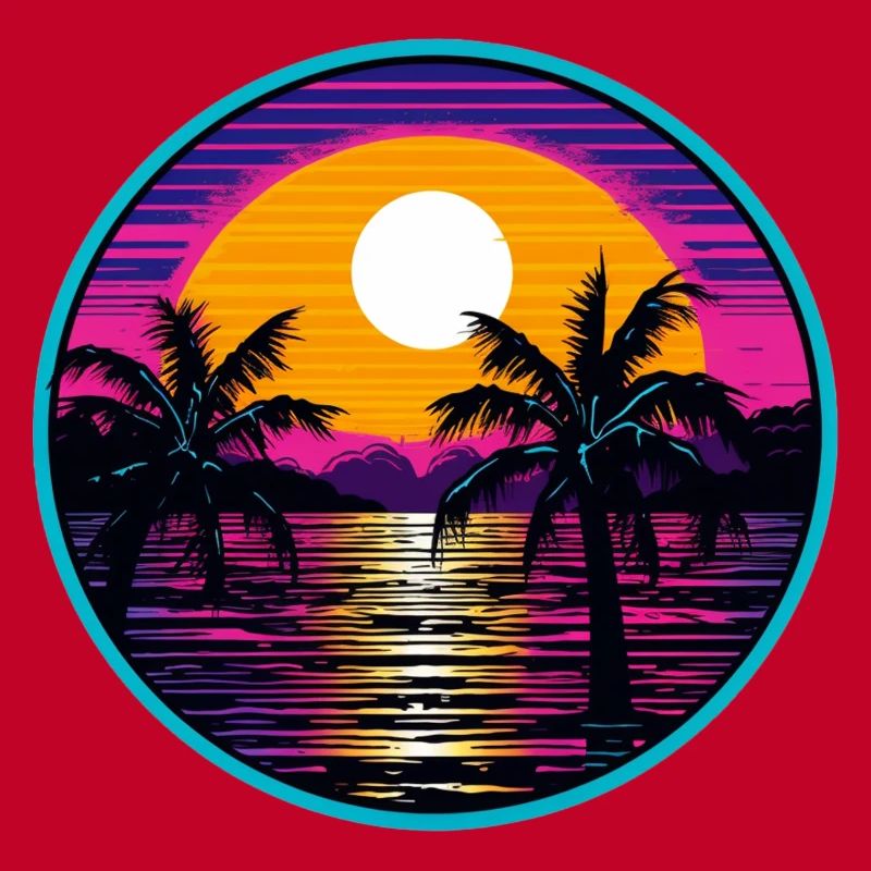 Synthwave Ocean