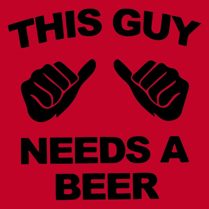 this guy needs a beer