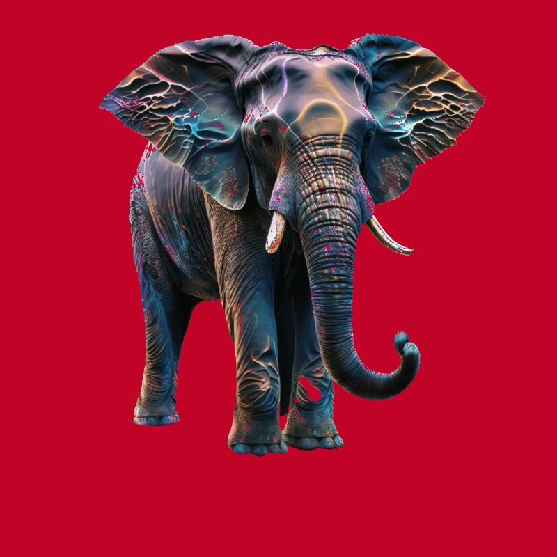 Éléphant irisant II