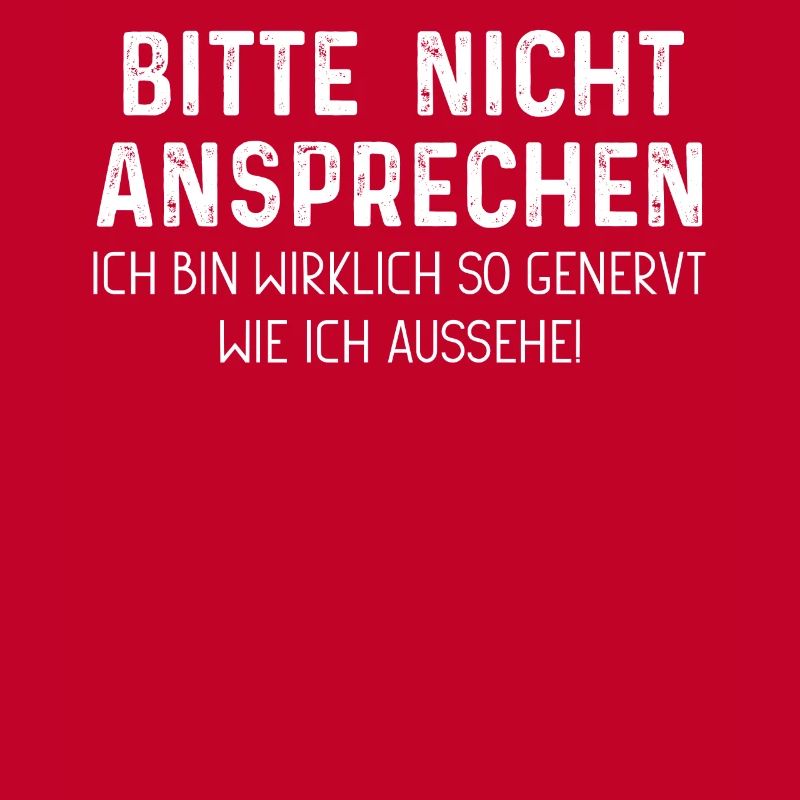 Bitte nicht ansprechen