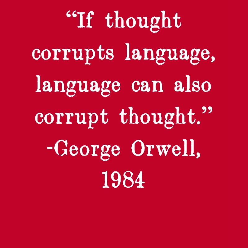 If thought corrupts language, language can also
