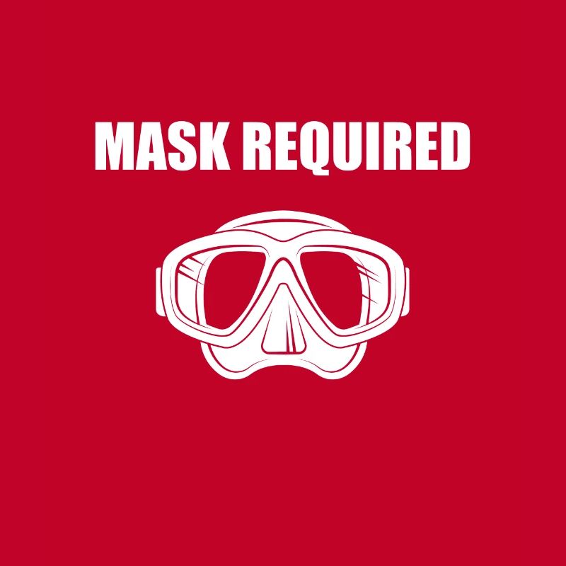 masque de plongée drôle de plongeur requis idée cadeau