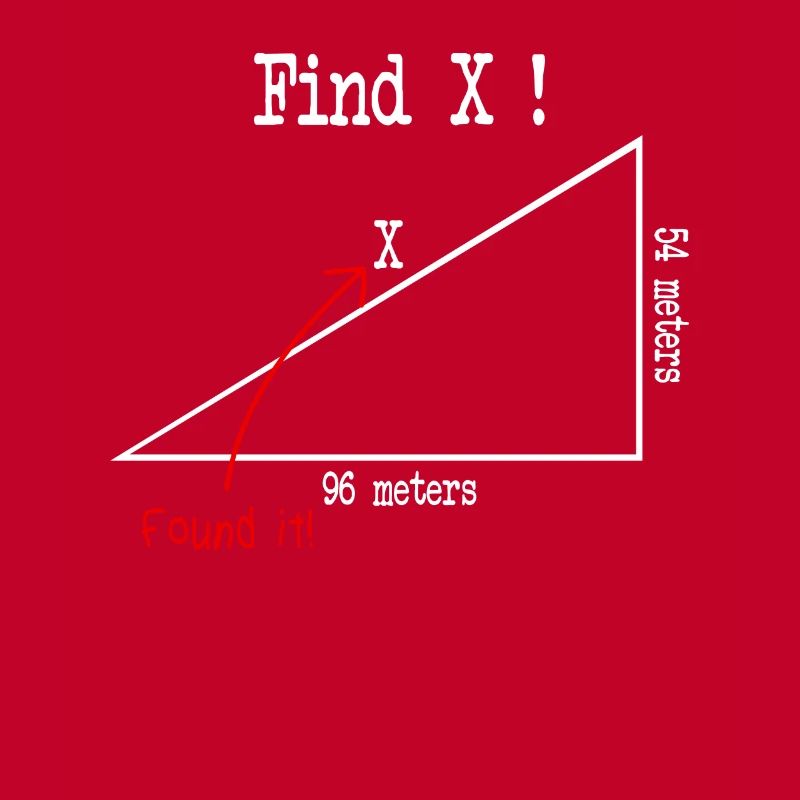 Math math meme Find X Found It pythagoras