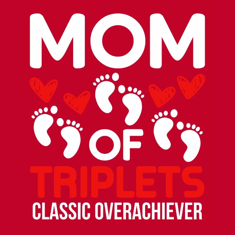 Mère de triplés triplés maman enceinte