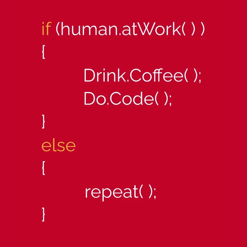 Programmeur Informaticien Café Cadeau C# Java