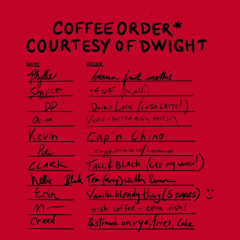 Le bureau - Commande de café - im Büro