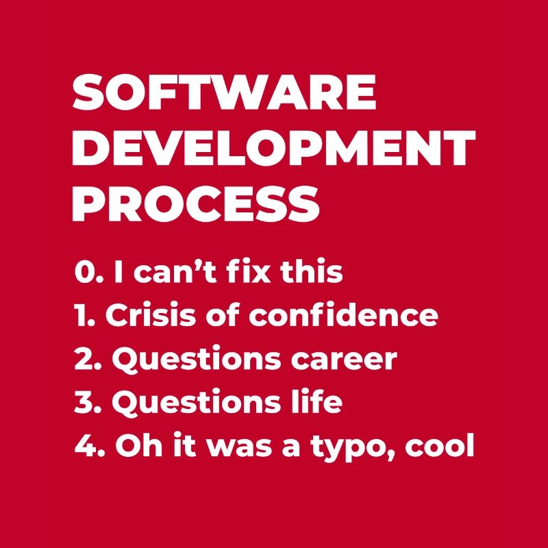 Software Development Process Programmer Coder Nerd