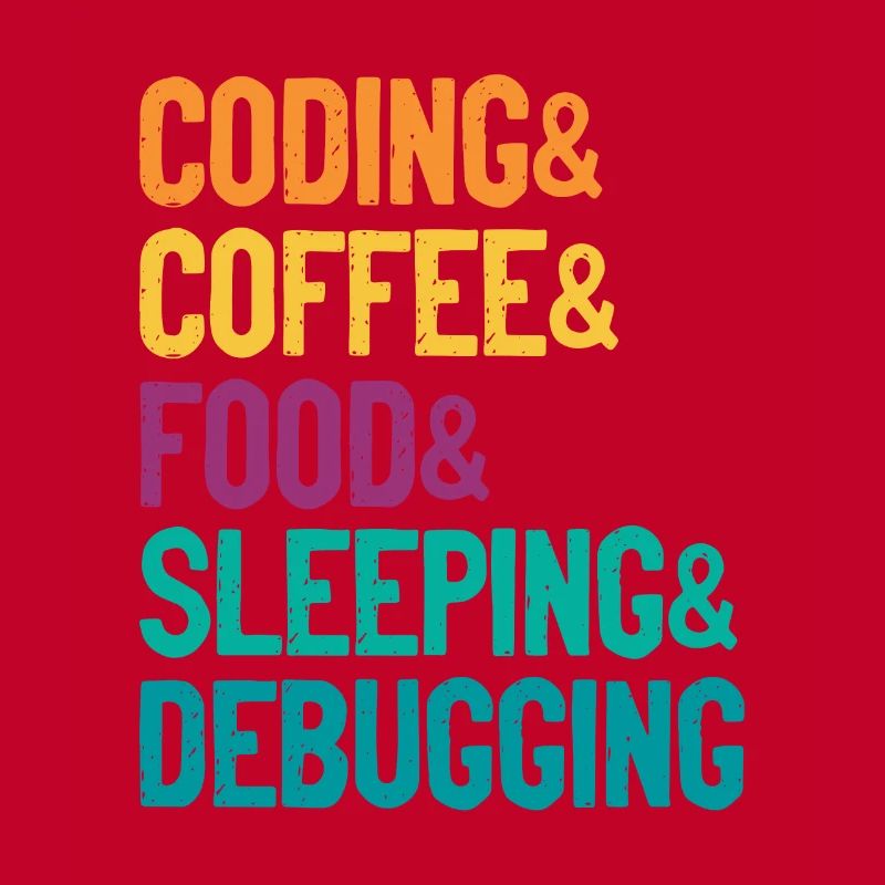 Coding Coffee Food Sleeping Debbuging Programmer C