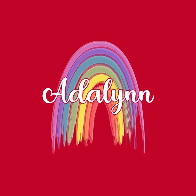 ADALYNN Rainbow Cursive