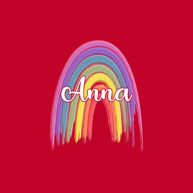 ANNA Rainbow Cursive