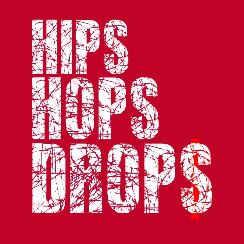 hips hops drops white