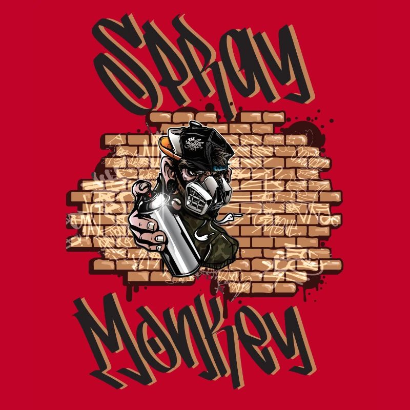 Spray Monkey Graffiti