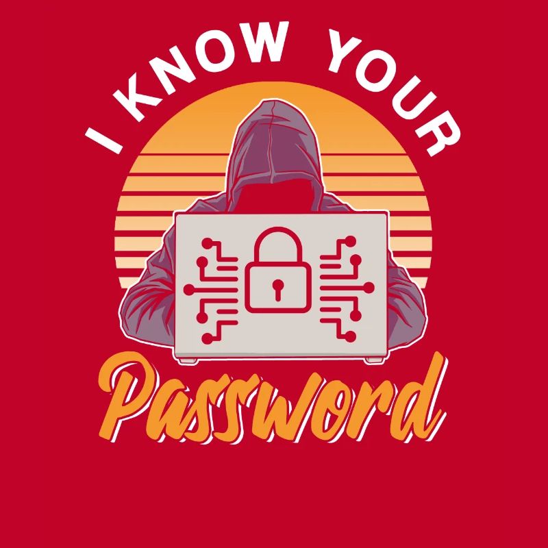 Ich Kenne Dein Passwort Hacker Hack Cybersecurity