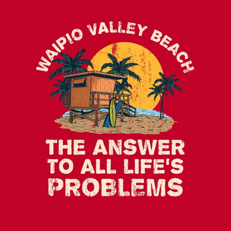 Waipio Valley Beach Answer To All Life's Problems