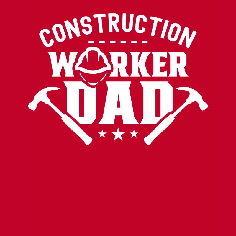 Travailleur de la construction Père Travail d’équipe Équipe de chantier de construction