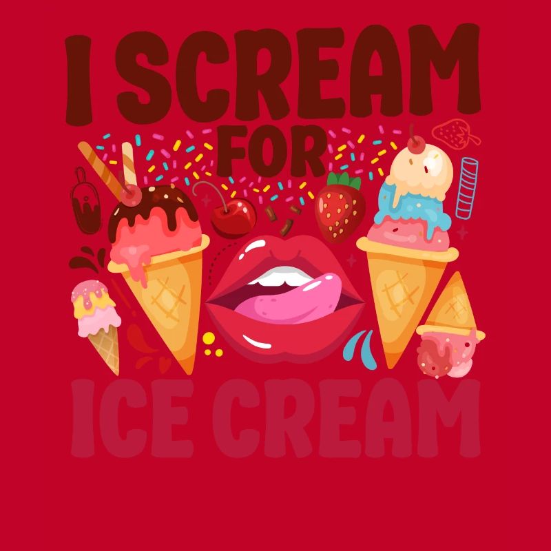 Crème glacée Pun Cone Popsicle Bouche