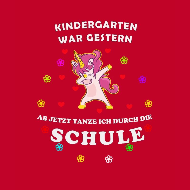 Dapping Einhorn zum Schulanfang