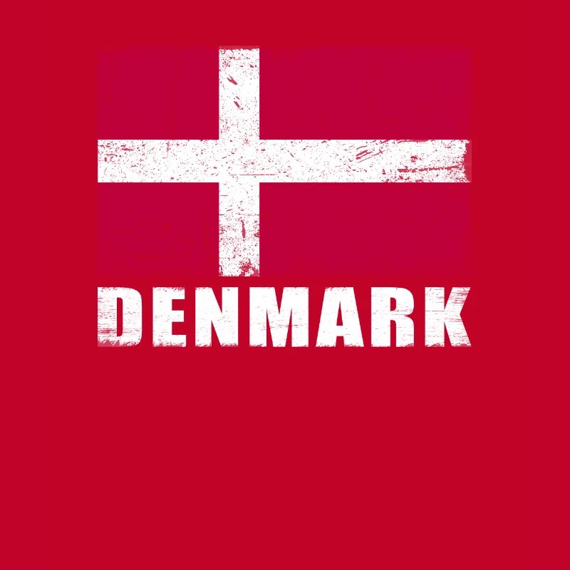 Drapeau du Danemark Grunge Drapeau du Danemark