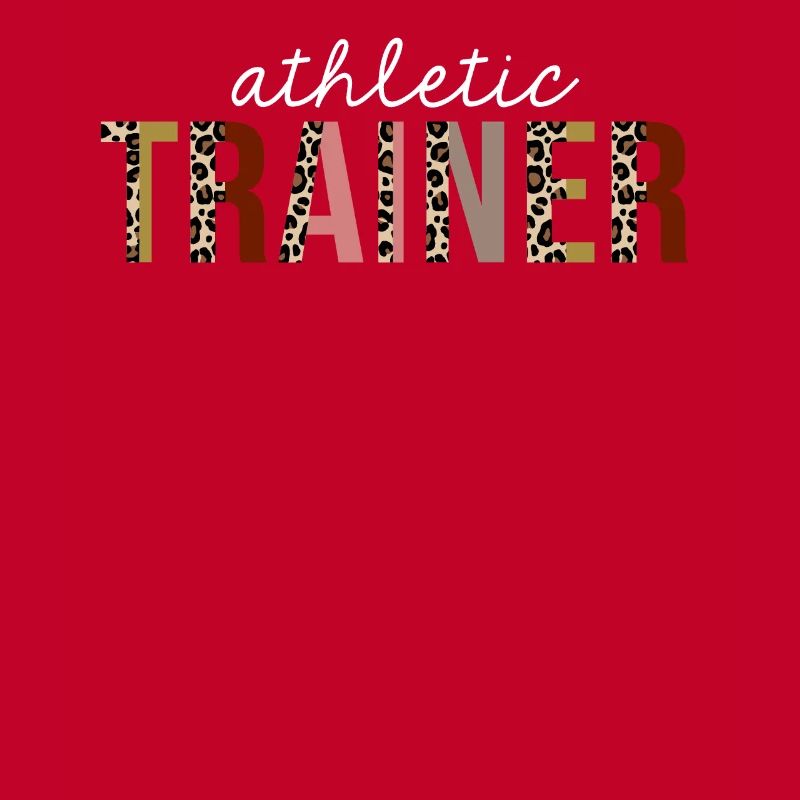 Athletic Trainer Leopard Print Funny Gift