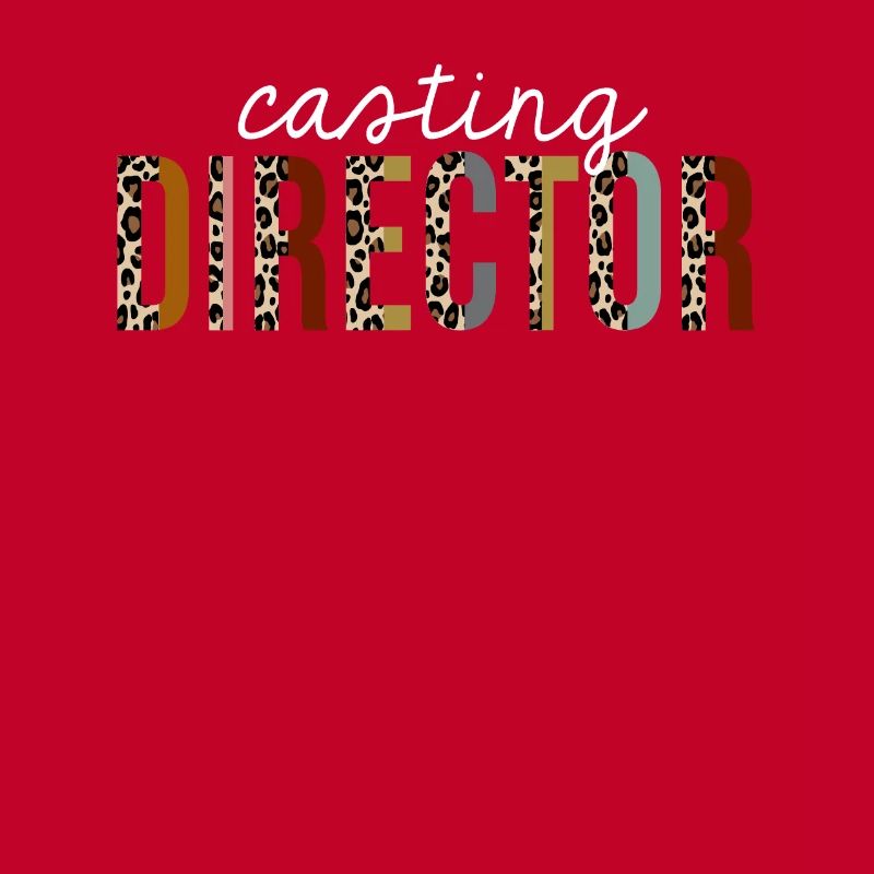 Casting Director Leopard Print Funny Gift