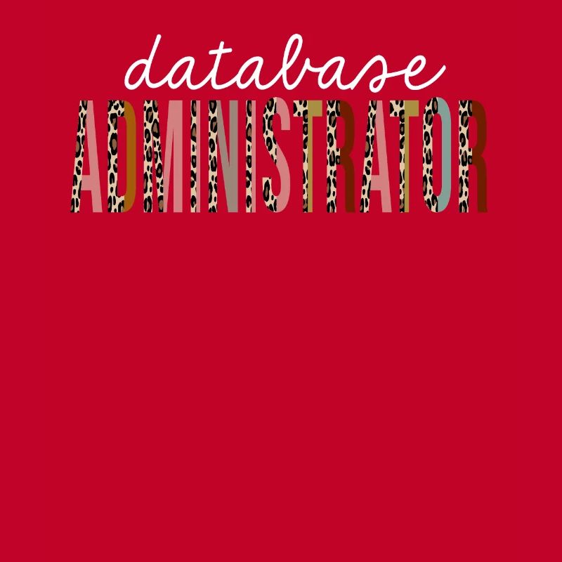 Database Administrator Leopard Print Funny Gift