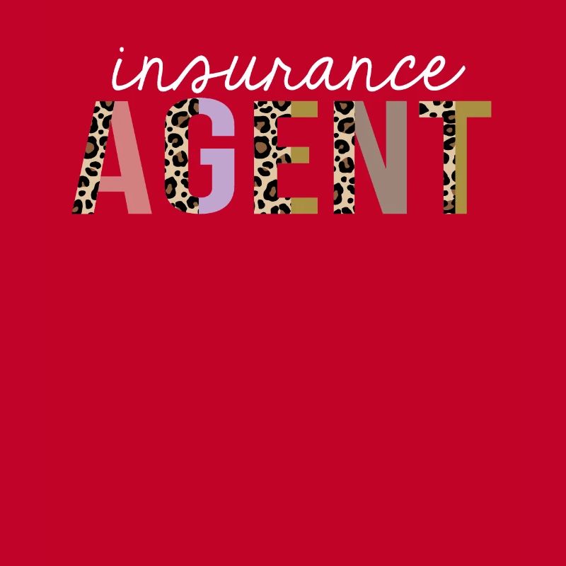 Agent d’assurance Leopard Print Funny Gift