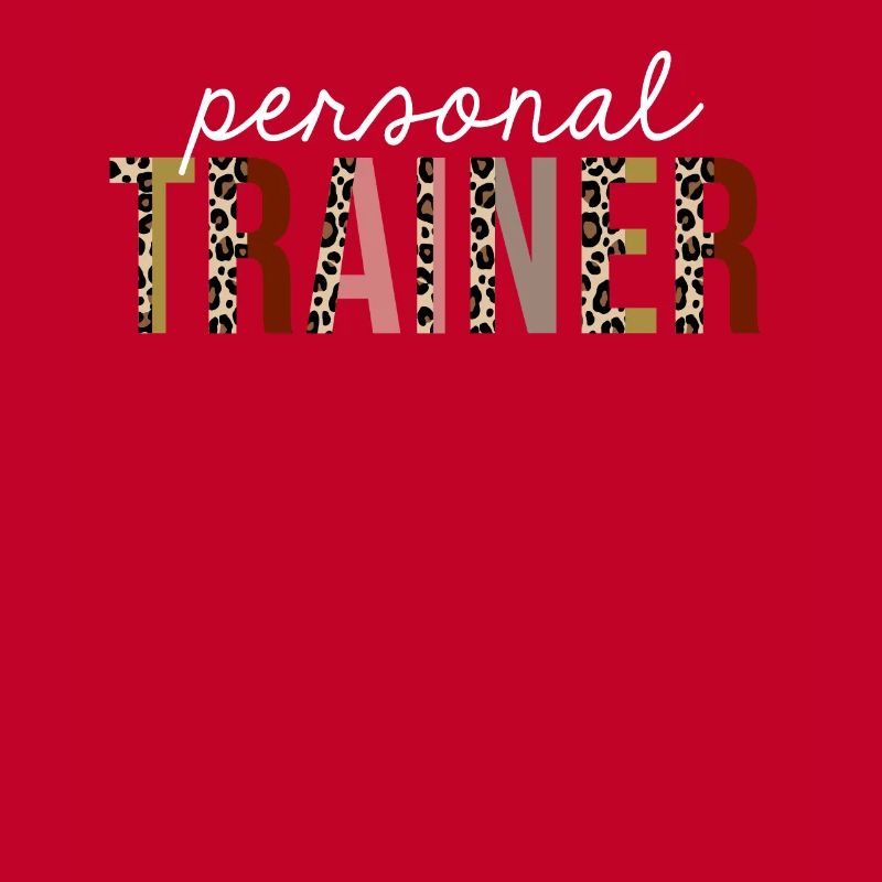 Personal Trainer Leopard Print Funny Gift