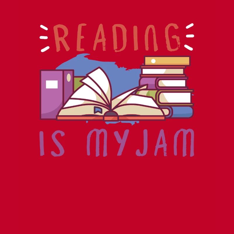 Book Reader Reading Literature Bookworm Gift Idea
