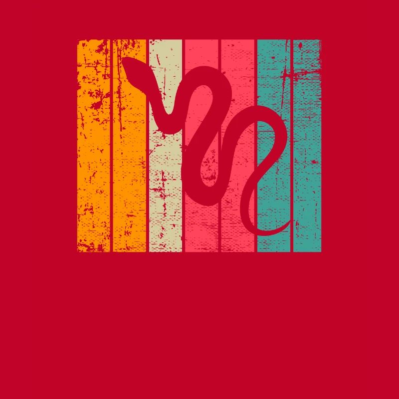 Snake Retro Reptile Python Gift idea