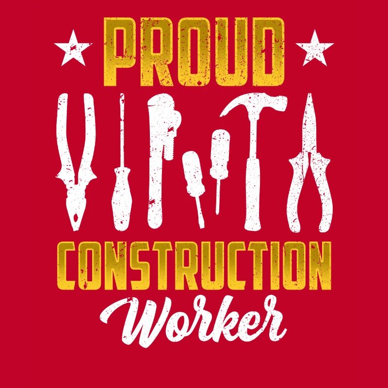 Proud Construction Worker Team Teamwork Construction Site Construction