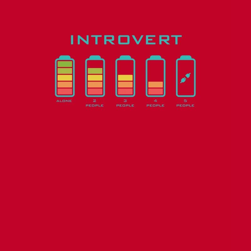 Empty Introvert Design für introvertierte Menschen