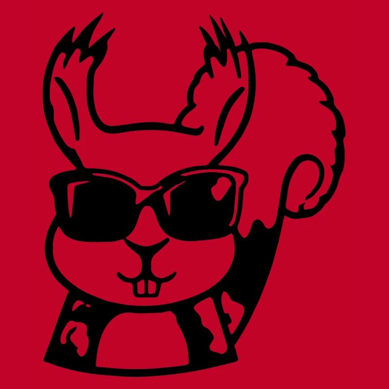 Squirrel with Sunglasses Vector Funny