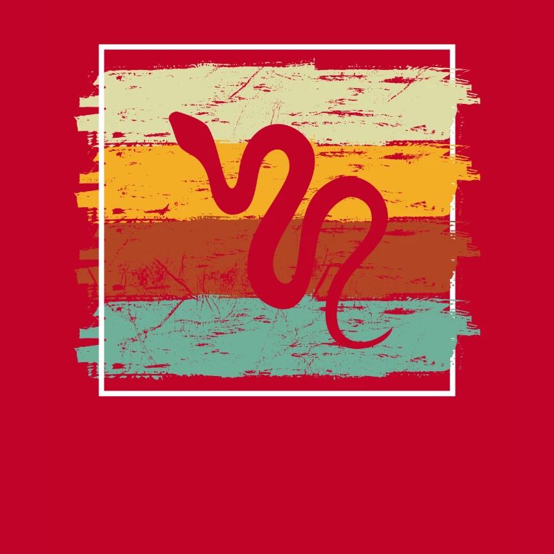 Snake Retro Reptile Python Gift idea