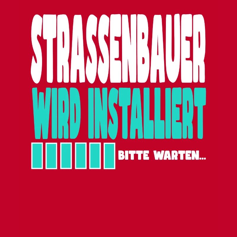 Strassenbauer wird installiert
