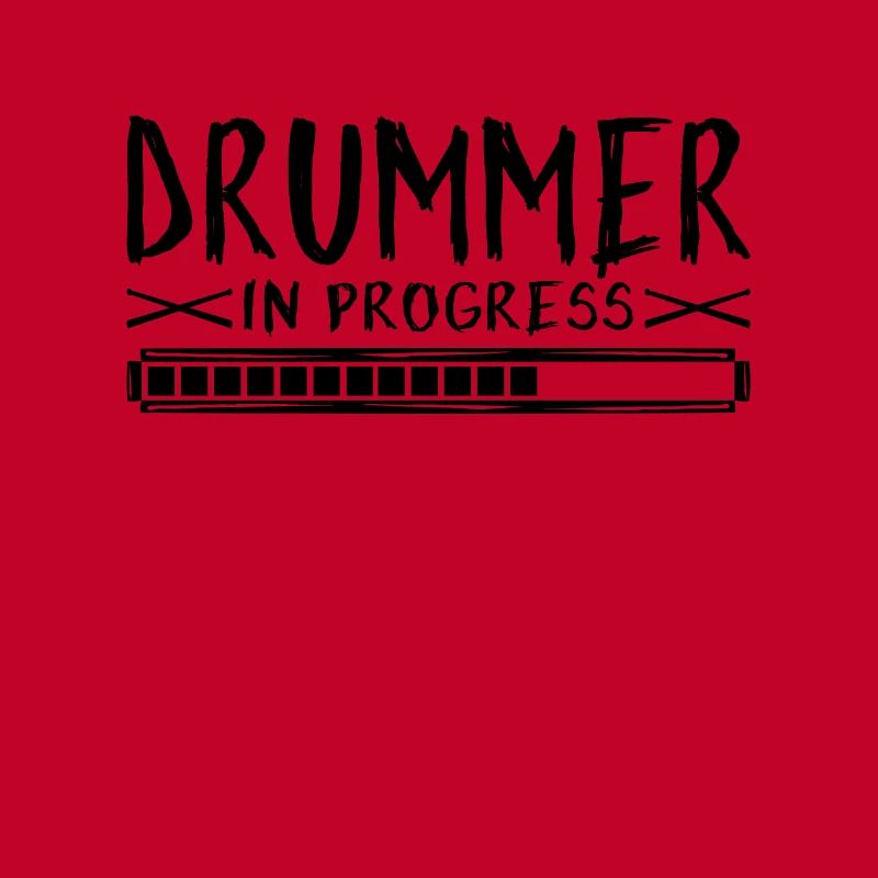 Drummer In Progress for Percussionist Drummer Gift